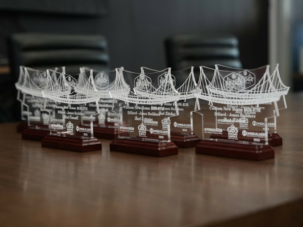 Dillard-Jones Wins 9 Bridge Awards | Award-Winning Home Builder Greenville