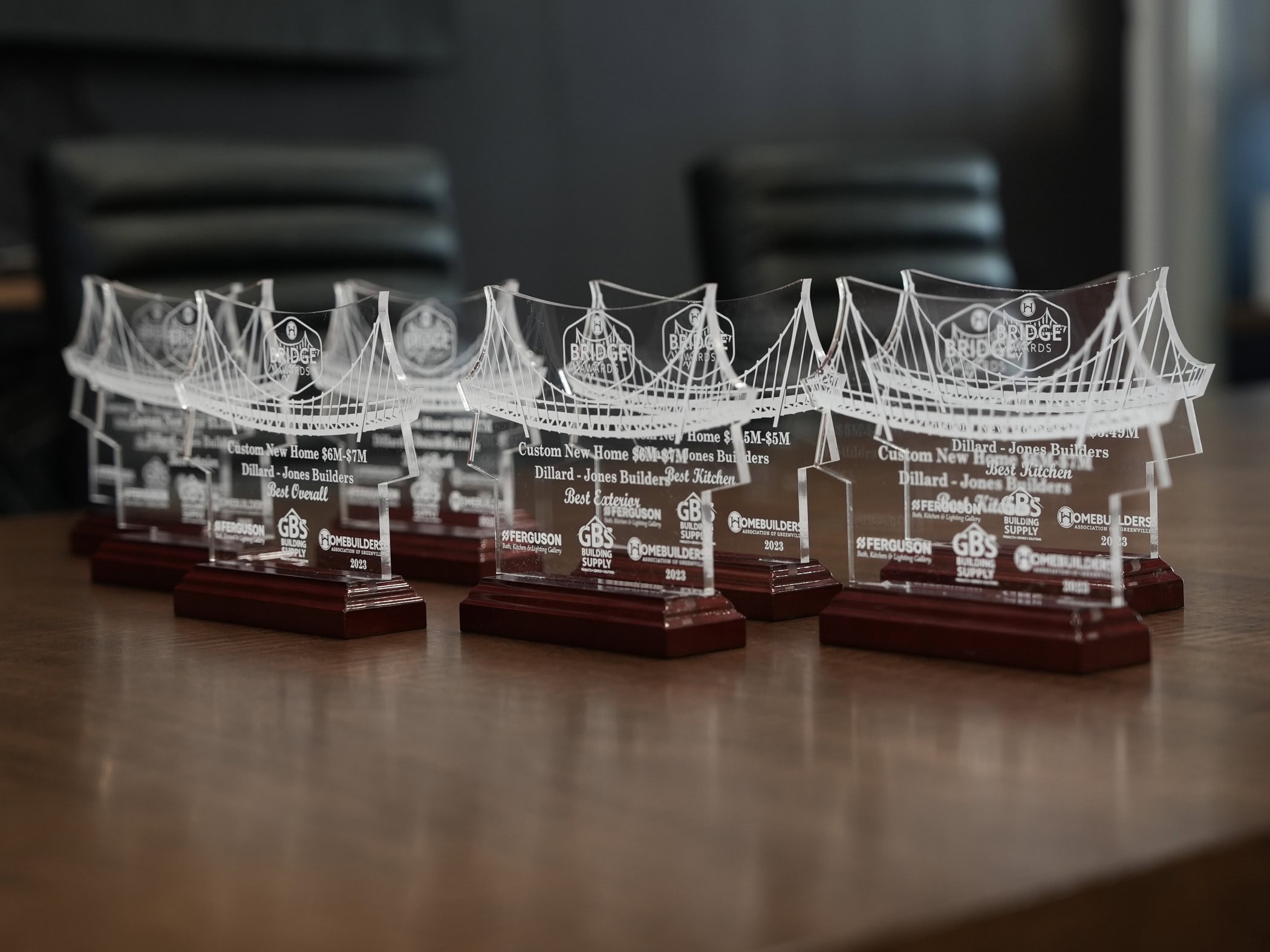 Dillard-Jones Wins 9 Bridge Awards | Award-Winning Home Builder Greenville
